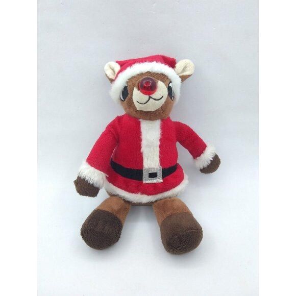 Dan Dee Rudolph The Red Nose Reindeer Musical 9 Inch Plush Red Nose READ - Picture 4 of 11